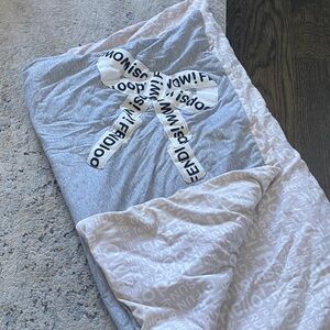 FENDI Gray Bow Pattern Comforter - Unbranded Home Bedding